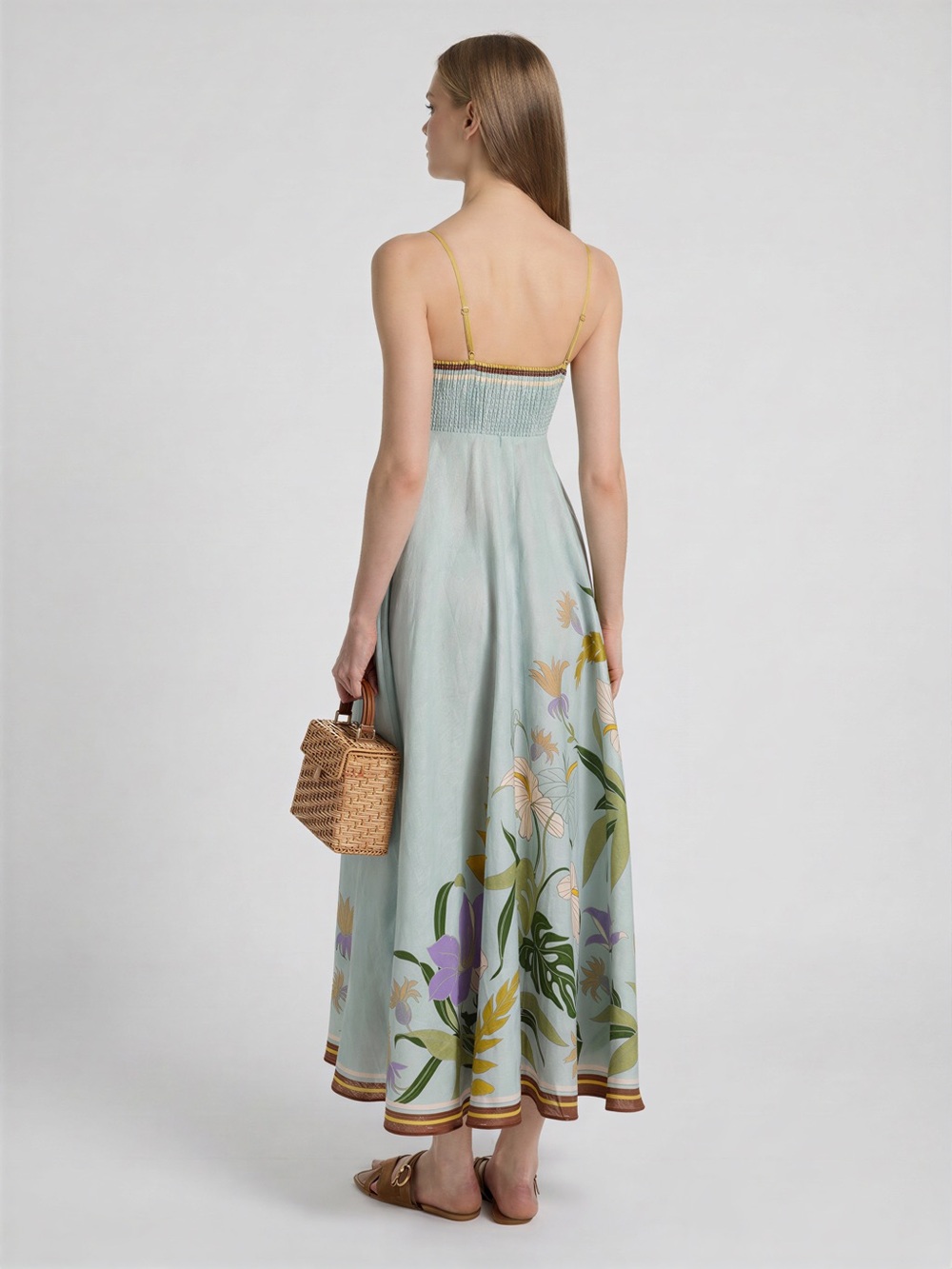 ALÉMAIS Alfie Sundress in Ice Blue, New - Picture 2 of 4